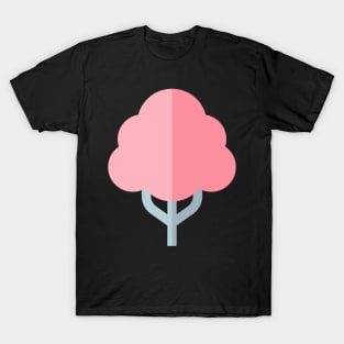 pink summer tree icon T-Shirt